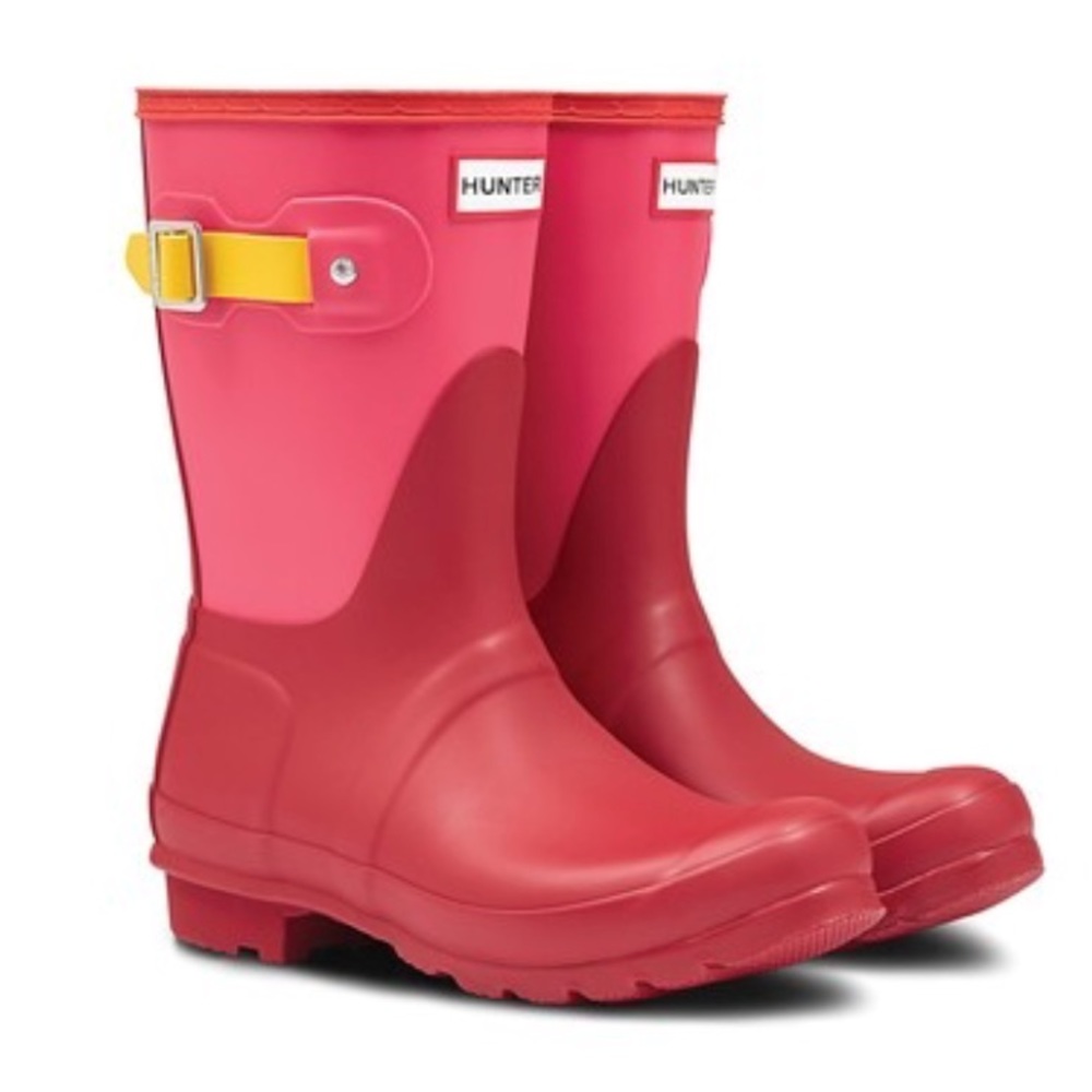 ❌SOLD❌ Hunter Short Colorblock Waterproof RainBoot - Picture 1 of 5